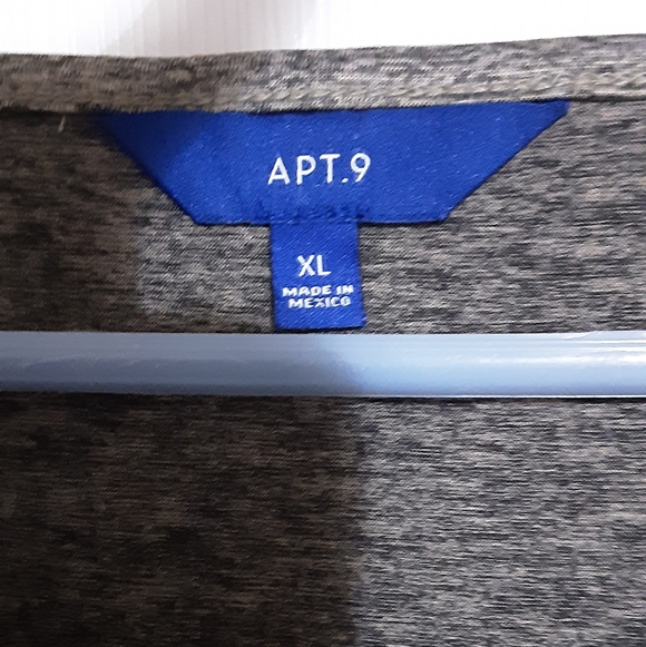 Apt 9 Sleeveless Top Heather Brownish Knit - Picture 4 of 5